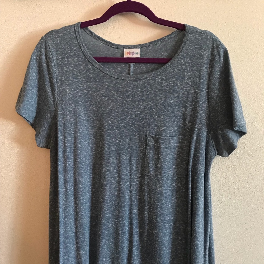 Marled blue Lularoe Carly